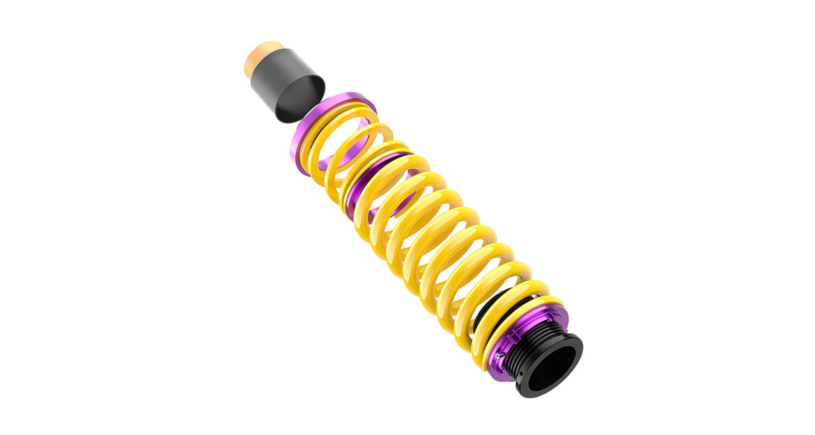 The spring rates of our KW coilover spring kits are optimally adjusted to the vehicle