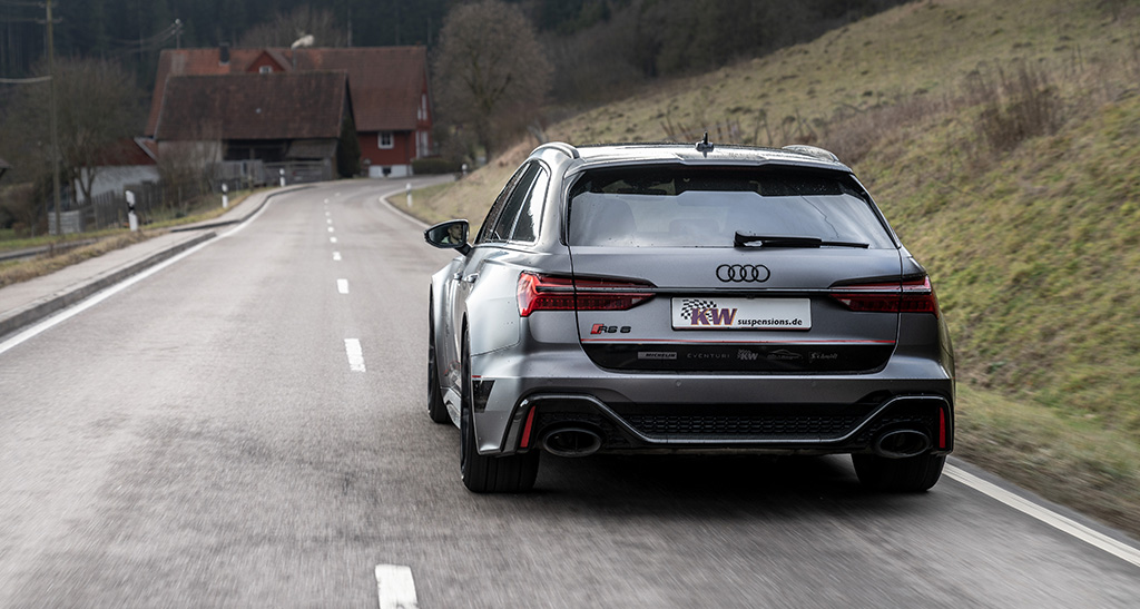 For the new 2020 Audi RS6 Avant (C8, Type F2) KW automotive has developed height adjustable springs