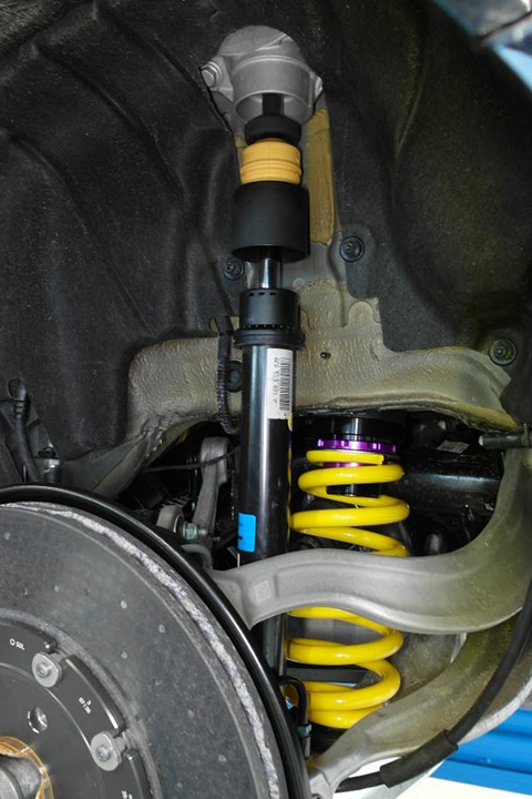 For the new 2020 Audi RS6 Avant (C8, Type F2) KW automotive has developed height adjustable springs