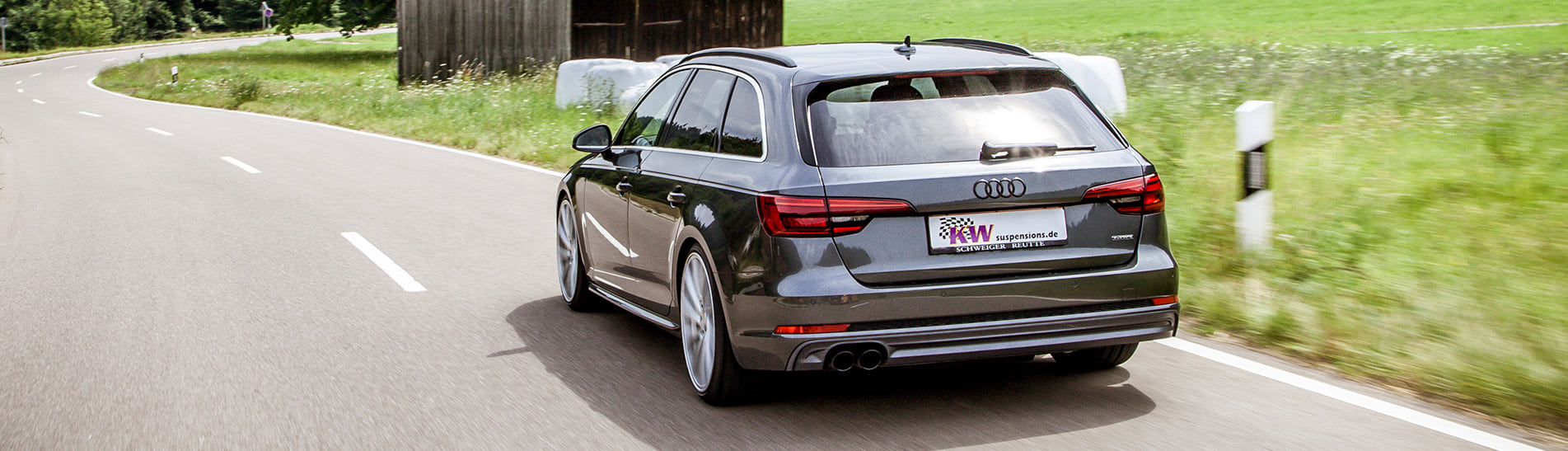 Experience a whole new level of driving sensation in your Audi with our KW V3 Leveling suspension systems. Perfect for those who crave superior driving comfort and dynamic performance.