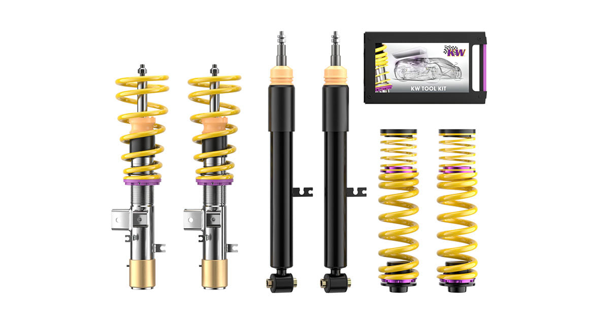 The entire scope of delivery when you order the KW V1