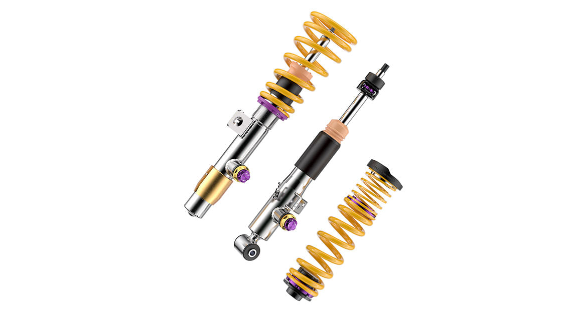 KW V4 coilovers for front and rear
