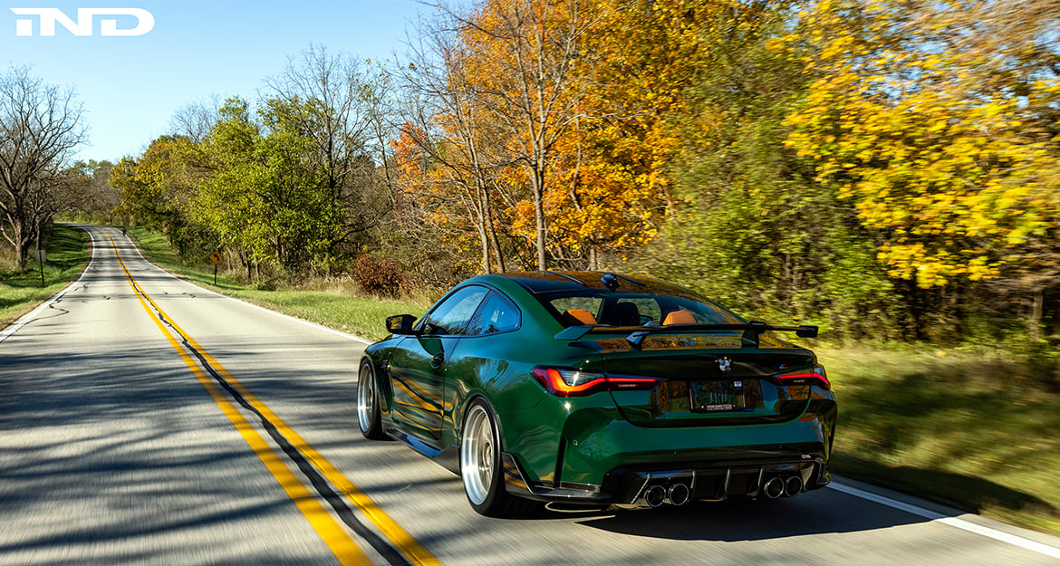 Our well-known KW V4 Clubsport coilover suspension kit with three-way adjustable shocks have been now technical revised for all new BMW M3 sedans (G80), BMW M4 Coupé (G82), BMW M4 Competition and BMW M4 CSL.