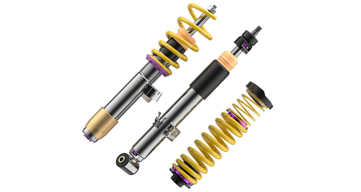 An advanced multi-valve technology allows the customer manually to adjust the KW V3 independently in the Low-speed compression stage with twelve clicks and the Low-speed rebound stage with 16 clicks, if preferred.