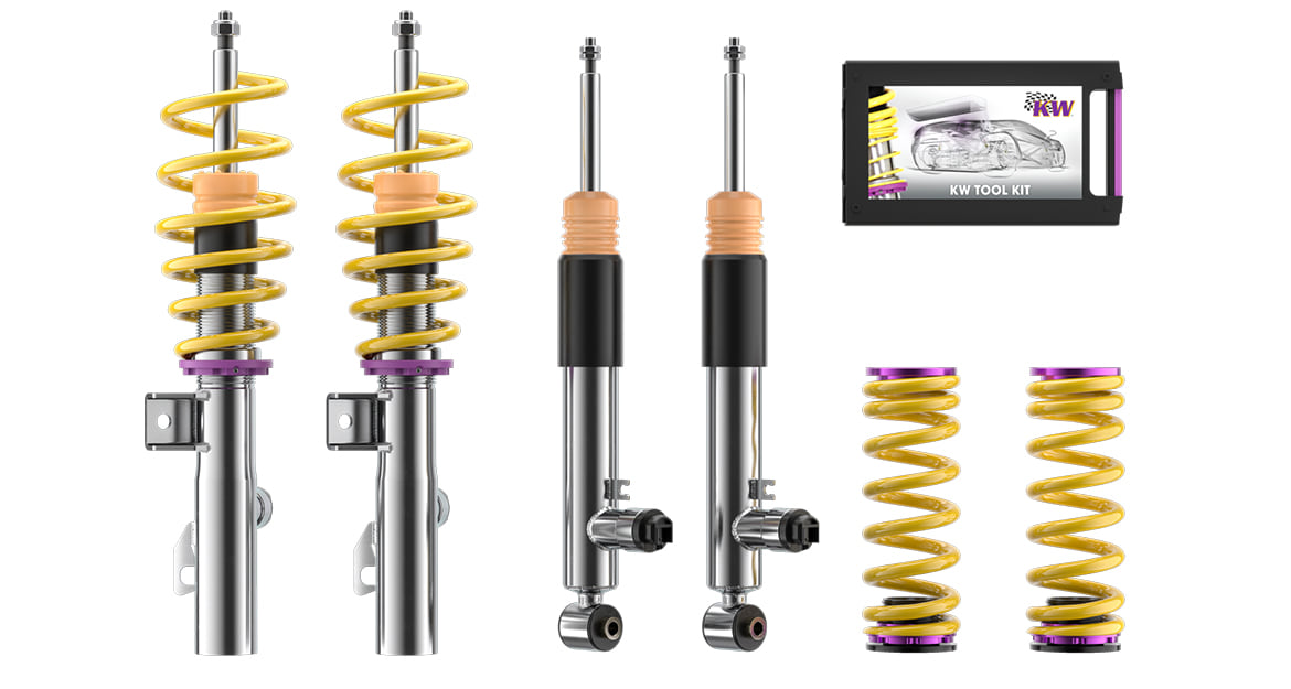 KW automotive has also developed various coilovers for electric cars like the Cupra Born.