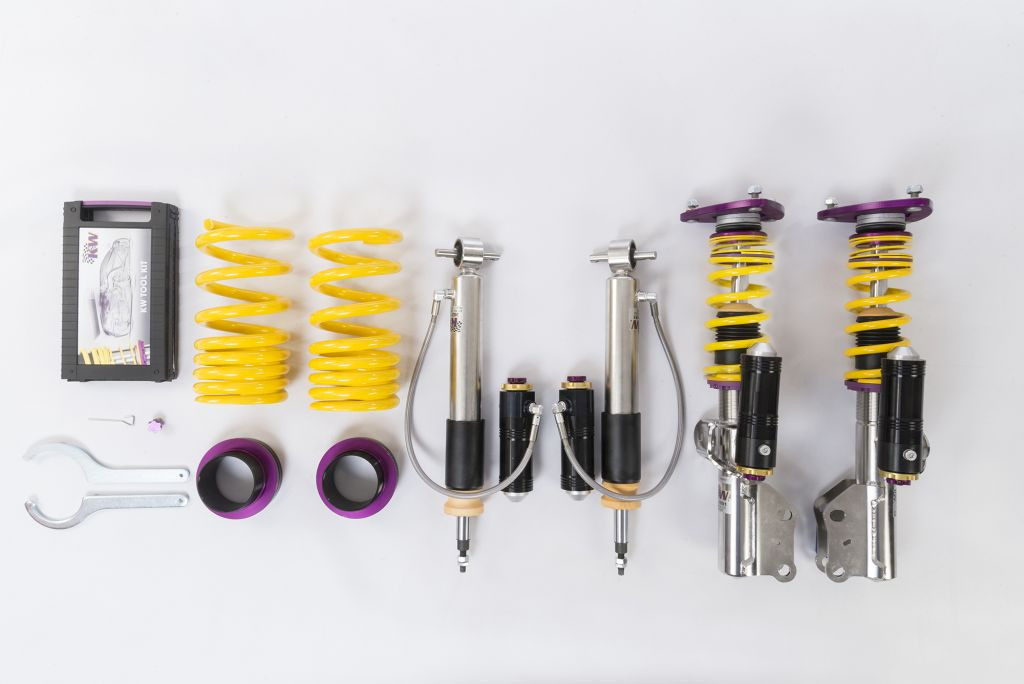 KW 3-way ClubsportCoilover Suspension Kit for Ford Mustang.