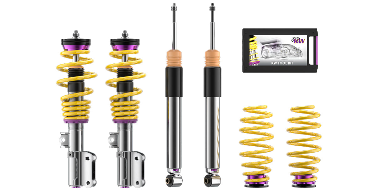 KW automotive has developed the KW V3 coilover suspension for the Hyundai i20 N.
