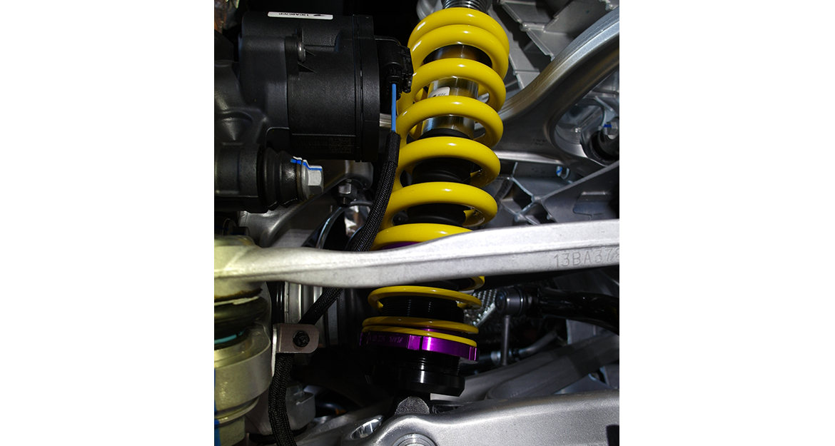 The height-adjustable spring set can be installed within a few working units with all the necessary accessories.