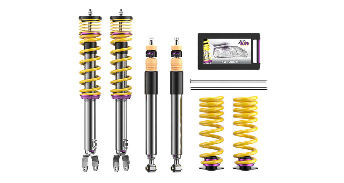 The KW V3 scope of delivery for the C-class station wagon (S206)