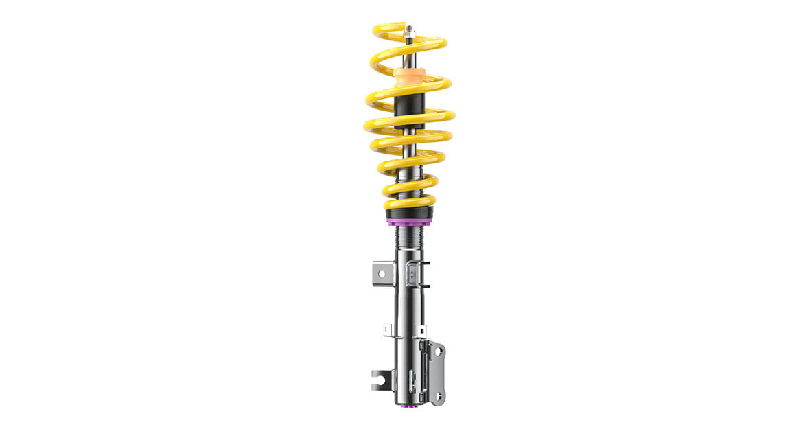 The KW V3 Leveling suspension intends to serve primarily frequent drivers and families for whom comfort is the top priority