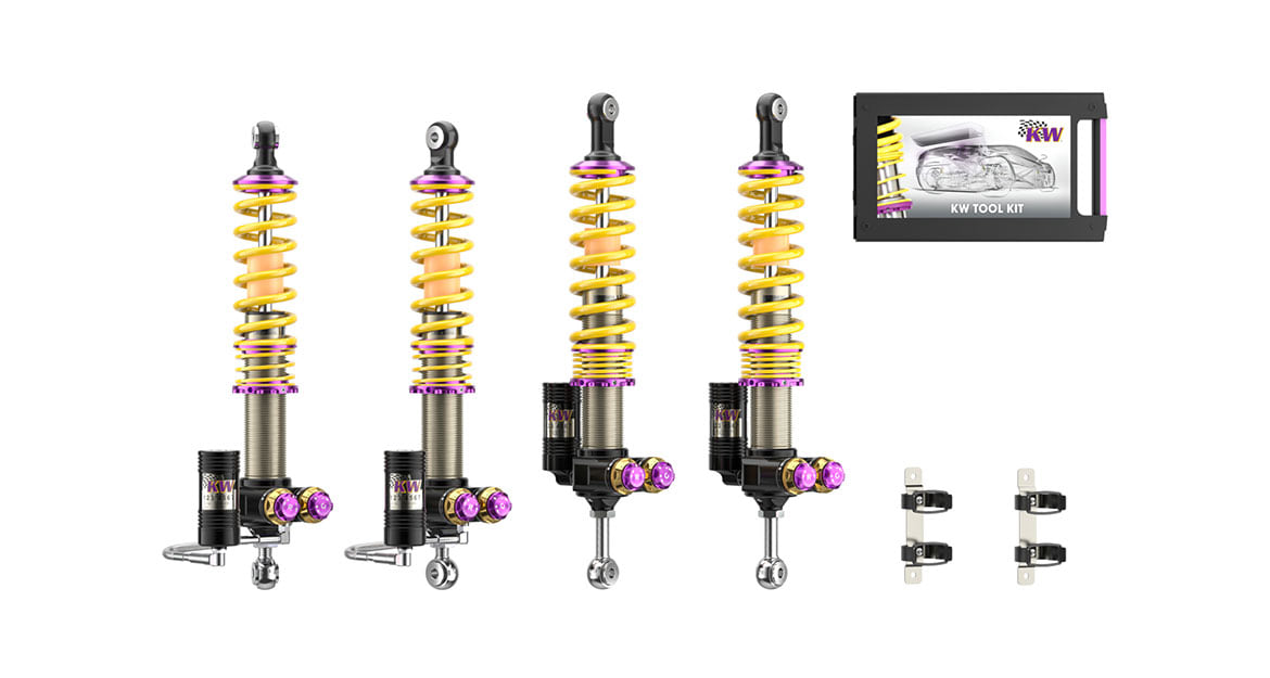 The scope of delivery for the KW V5 without a hydraulic lift kit