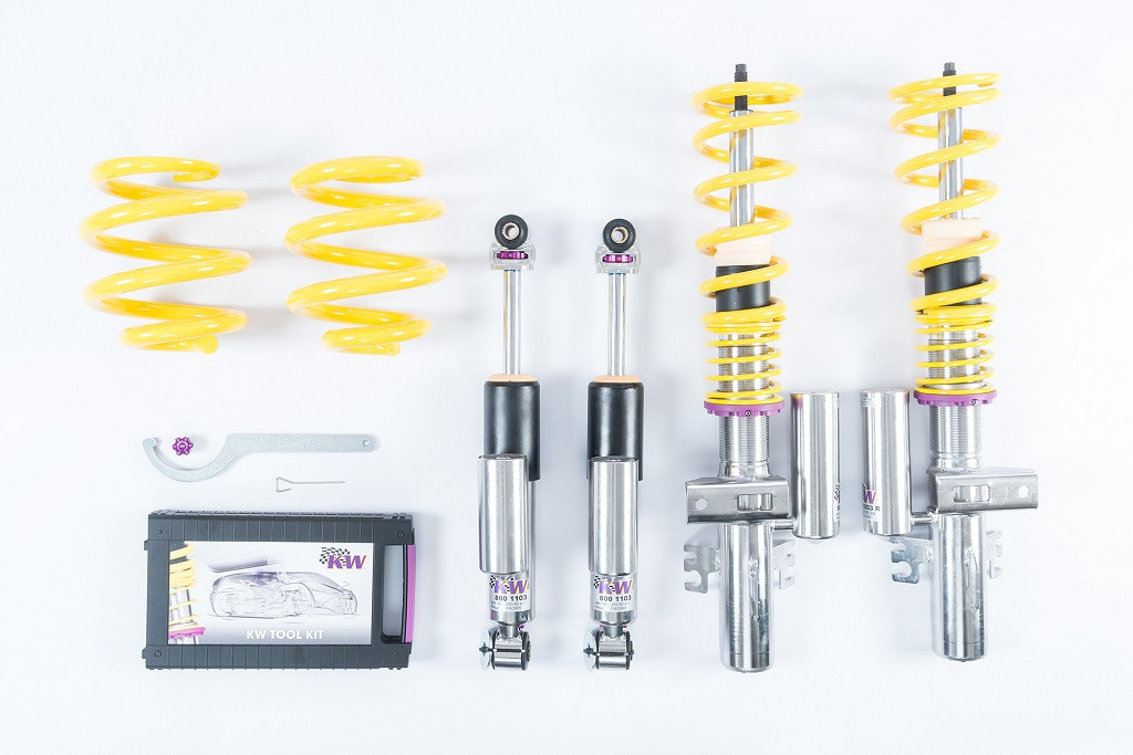 In addition, our KW coilovers give the T5 and T6 a significant plus in driving dynamics and safety in conjunction with a stylish lowering.