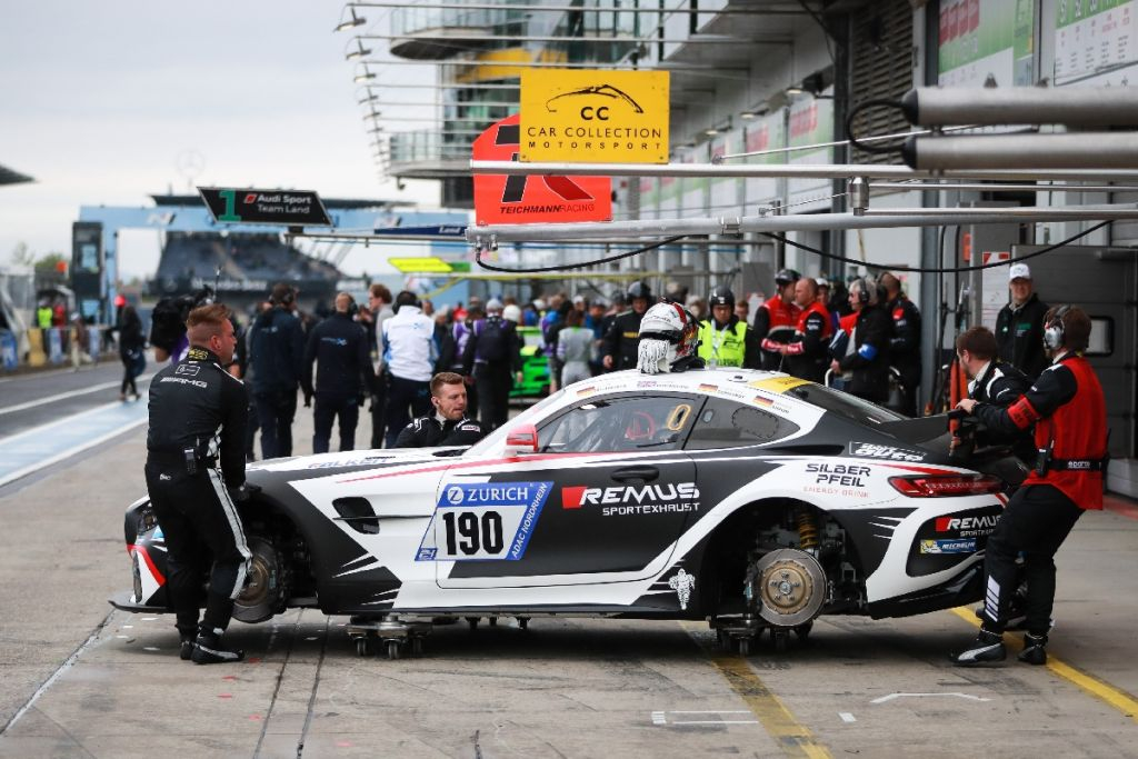  Mercedes-AMG GT4 at the Nurburgring Nordschleife 24h Race
