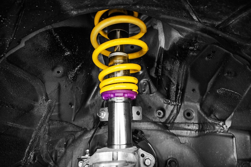 KW coilovers in a Honda Civic Type R